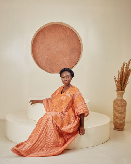 Oritshe ORITSHE PLEATED BOUBOU Boubou available for sale in Nigeria