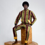 Embroidered Aso Oke Bumper Set available in Nigeria