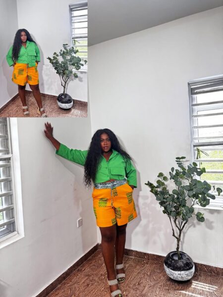 Adire fusion two piece