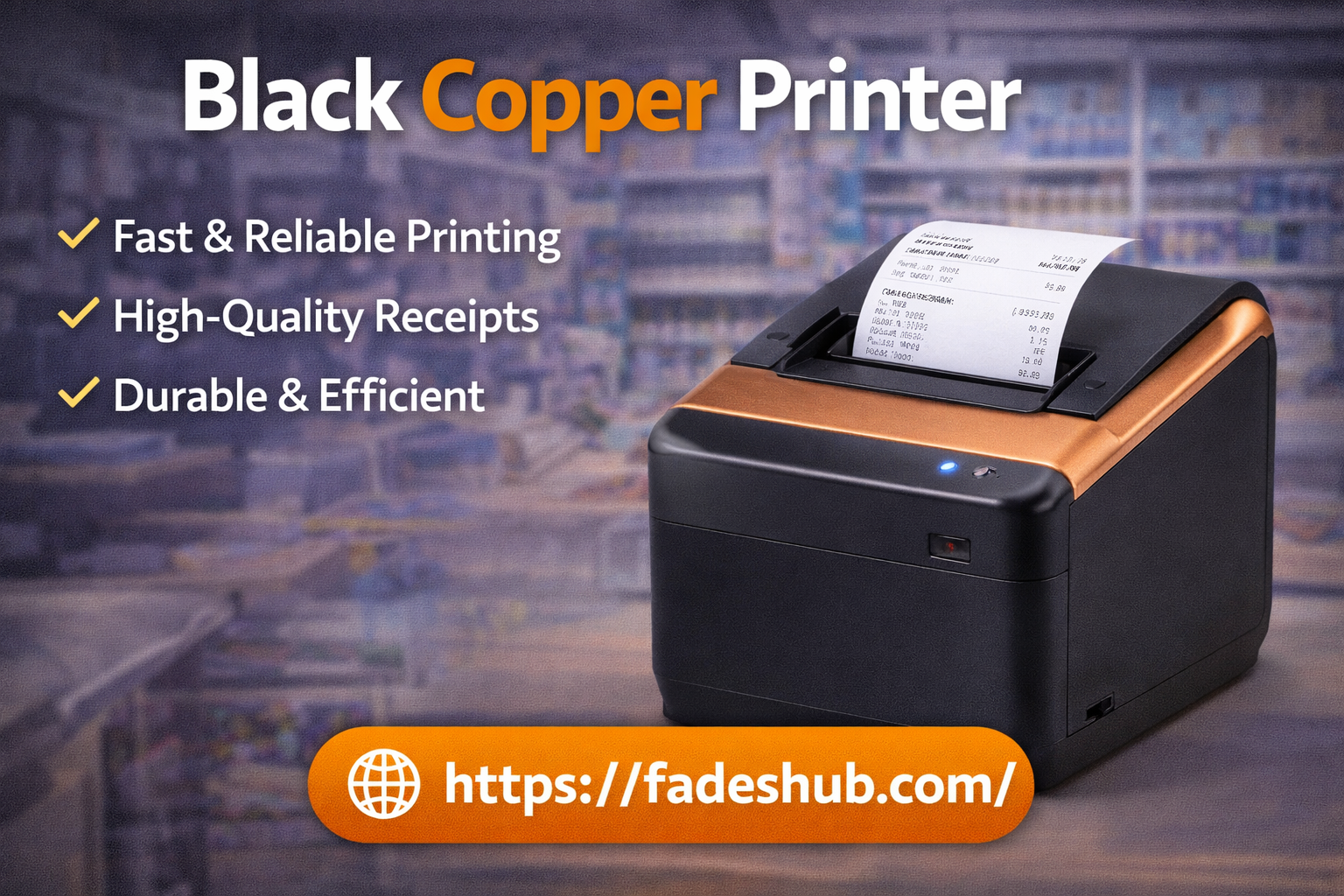 black copper printer