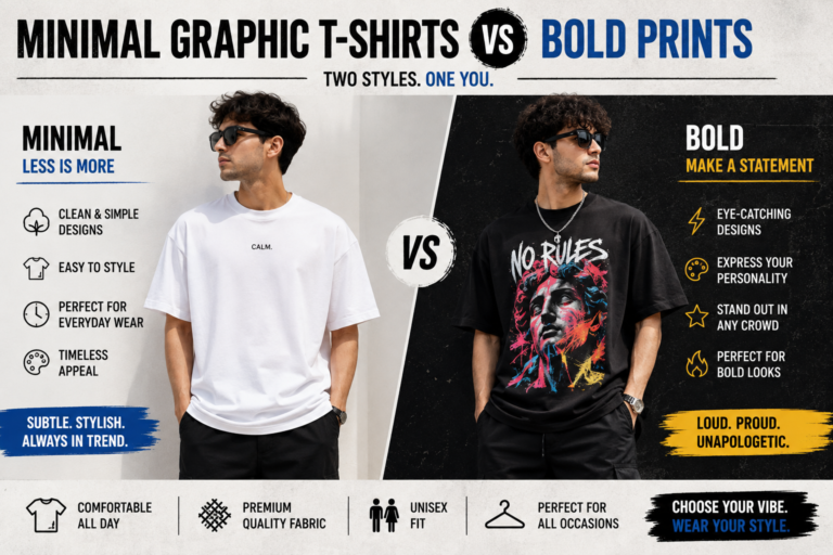 Minimal Graphic T-Shirts vs Bold Prints